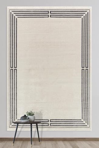 Soho House - Sandsheel Modern Klasik Çerçeveli Salon Halısı